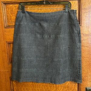 Black lightweight denim size 12 summer skirt